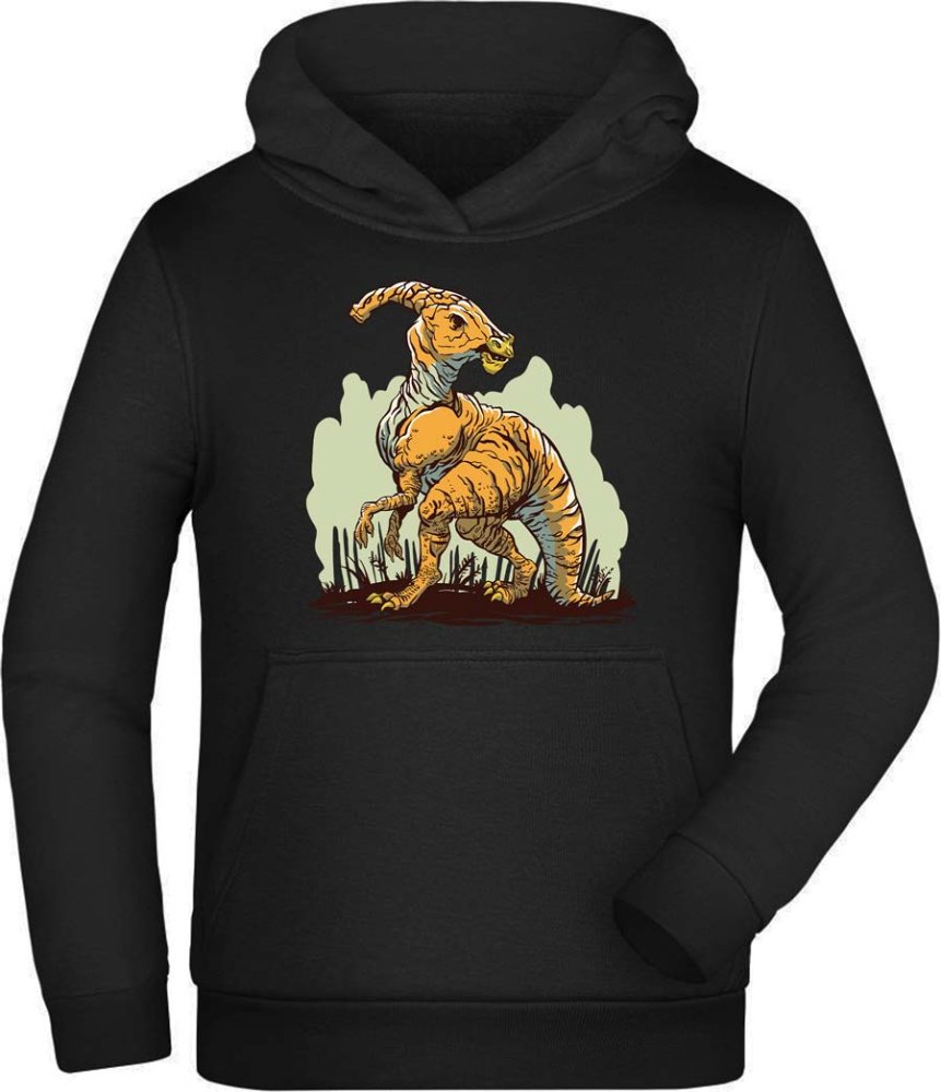 Kids Hooded Sweatshirt Hoodie - Parasaurolophus i99